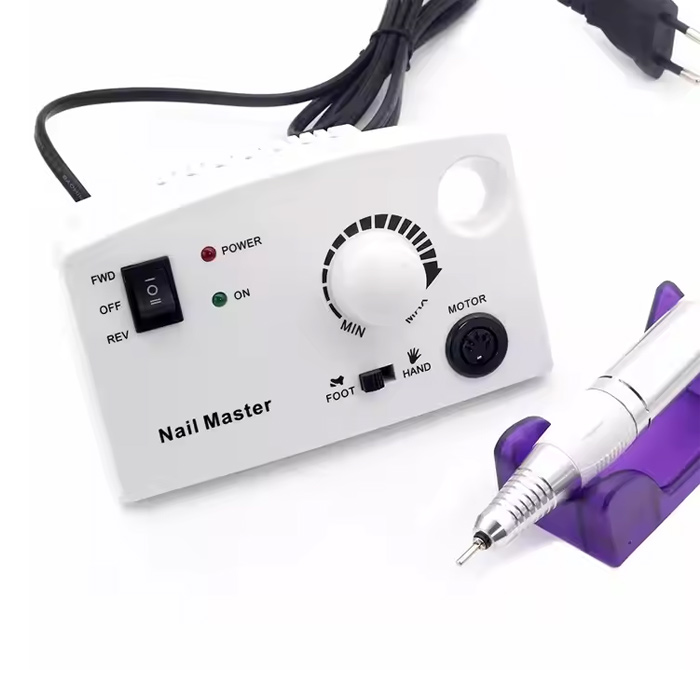 Λευκή Ηλεκτρική λίμα για νύχια επιφάνειας εργασίας